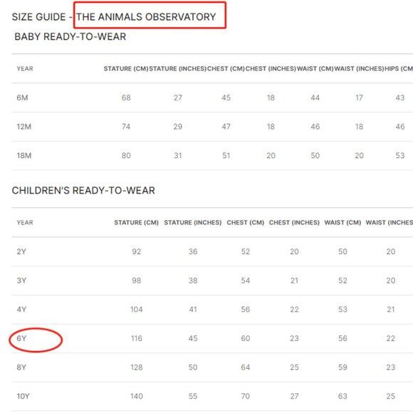 The Animals Observatory Long Sleeve Tee With Printed Logo  6Y - Picture 9 of 9